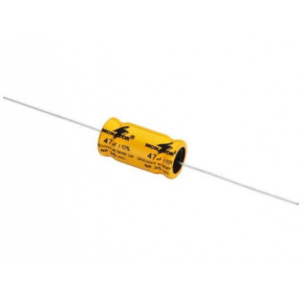 Monacor LSC-470NP Kondensator elektrolityczny bipolarny 47uF